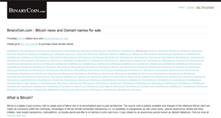 Desktop Screenshot of binarycoin.com